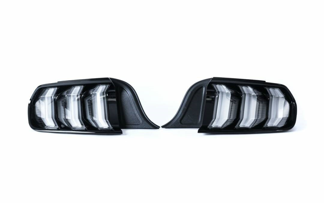 Vland 2015-2023 Ford Mustang Multi Mode Clear LED Euro Tail Lights