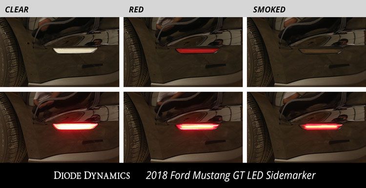 LED Sidemarkers for 2015-2023 Ford Mustang