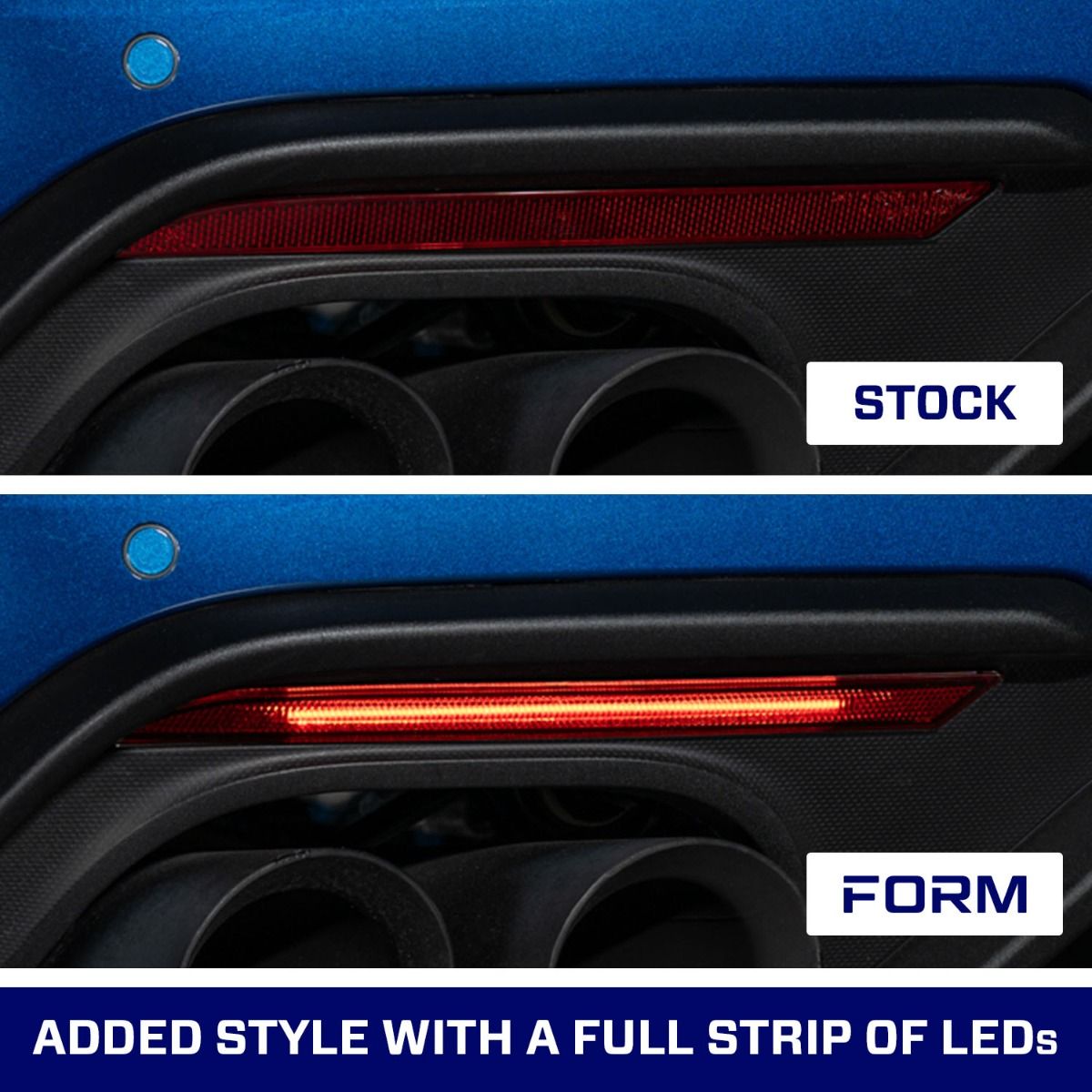 2018-2023 Ford Mustang LED Rear Reflectors