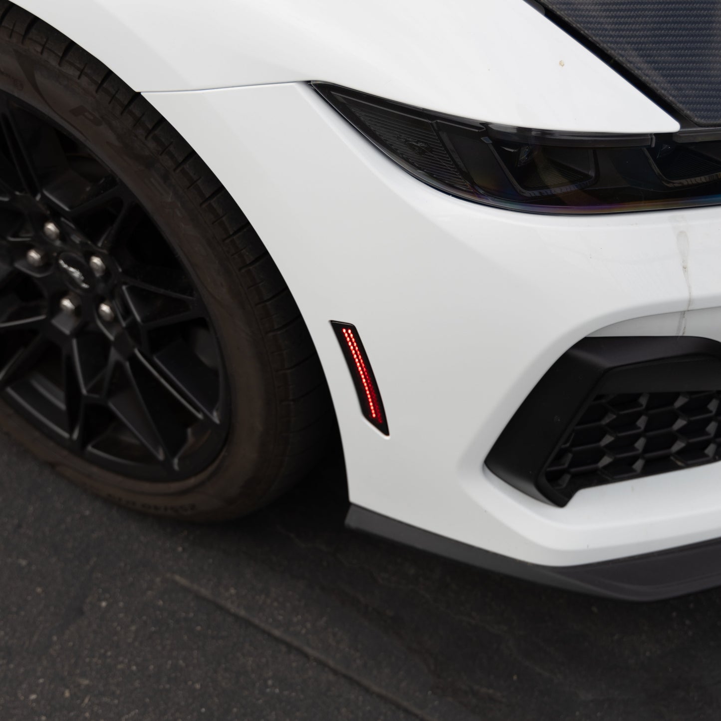2024 + Ford Mustang S650 Smoked LED Side Markers (SET)(SMOKE)
