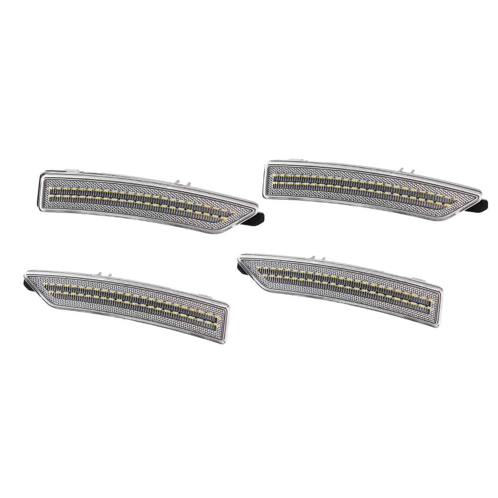2024-2026 Ford Mustang S650 Clear White LED Side Markers