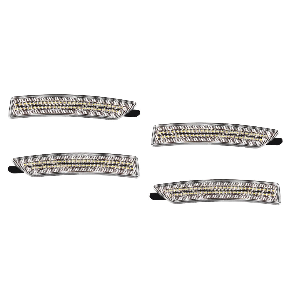 2024-2026 Ford Mustang S650 Clear White LED Side Markers