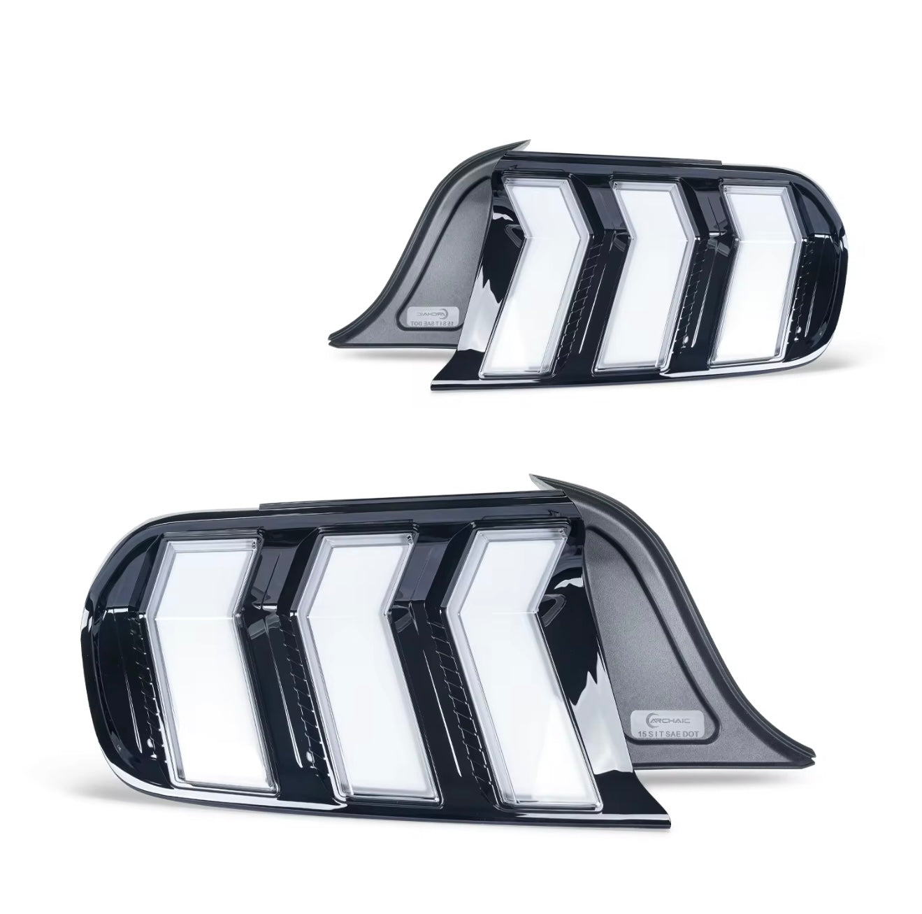 Vland 2015-2023 S550 Ford Mustang S650 Style Tail Lights W/5 Modes LED Turn Signals
