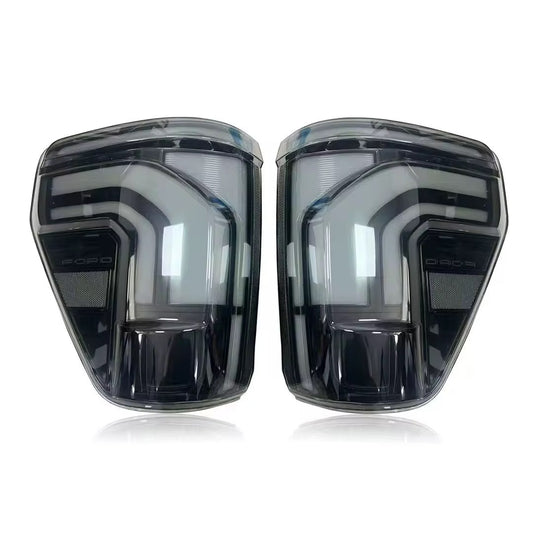 2021-2026 Ford F150 & Raptor Red/Smoked 24+ Style LED Tail Lights - Fits all models