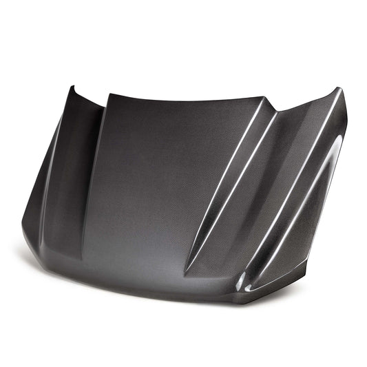 Type-CJ carbon fiber hood for 2021-2026 Ford F-150